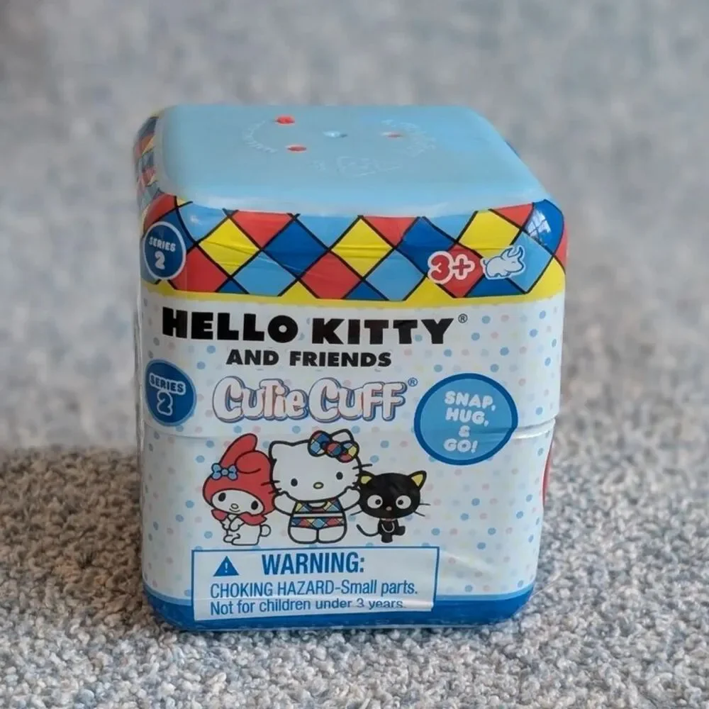 Hello Kitty and Friends Cutie Cuff Series 2 Blind Box Plush Character Slap Band